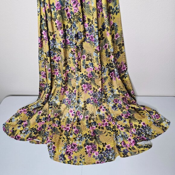 Hutch XS  Wrap Dress Val Pietrina Maxi Floral Flutter Sleeve Fairy Formal Event - Picture 11 of 11